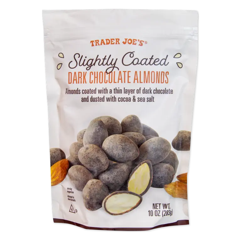 Slightly Coated Dark Chocolate Almonds