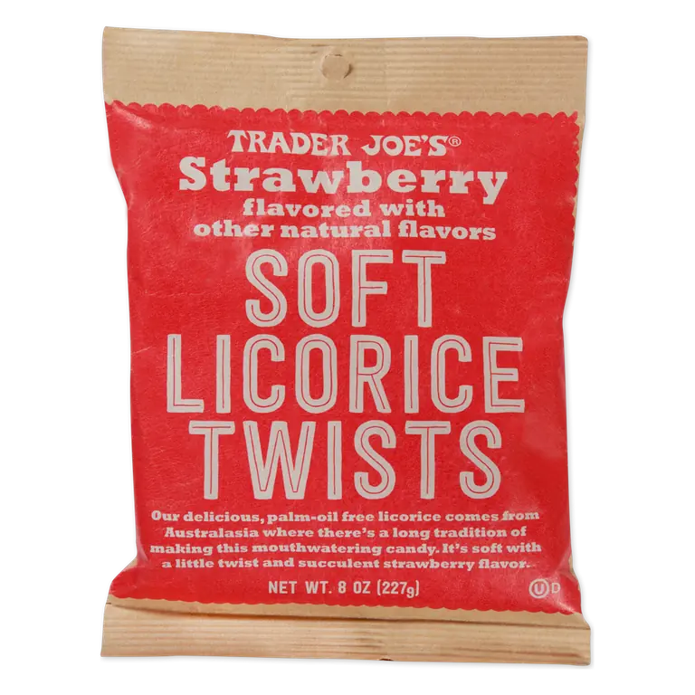 Soft Strawberry Licorice Twists