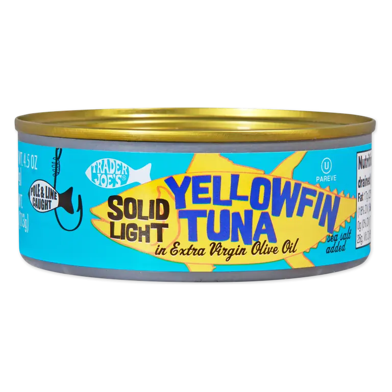 Solid Light Yellowfin Tuna iin Extra Virgin Olive Oil