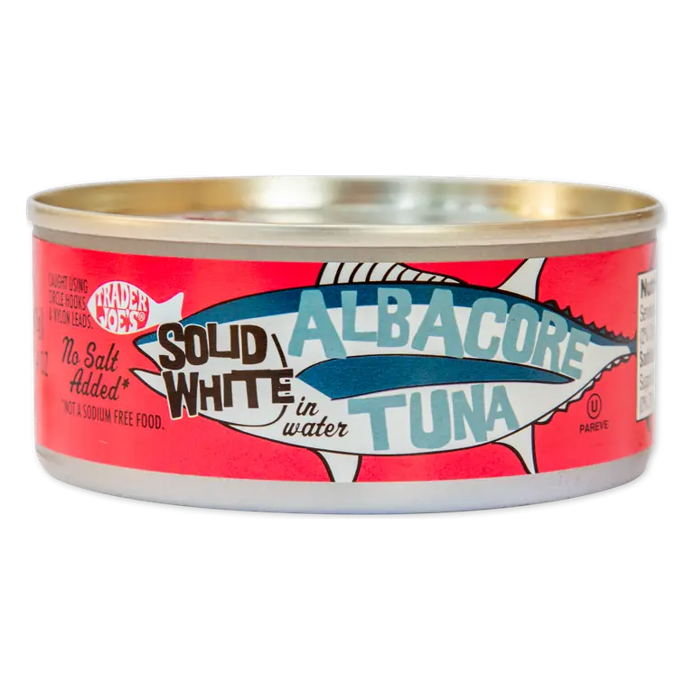 Solid White Albacore Tuna, No Salt Added