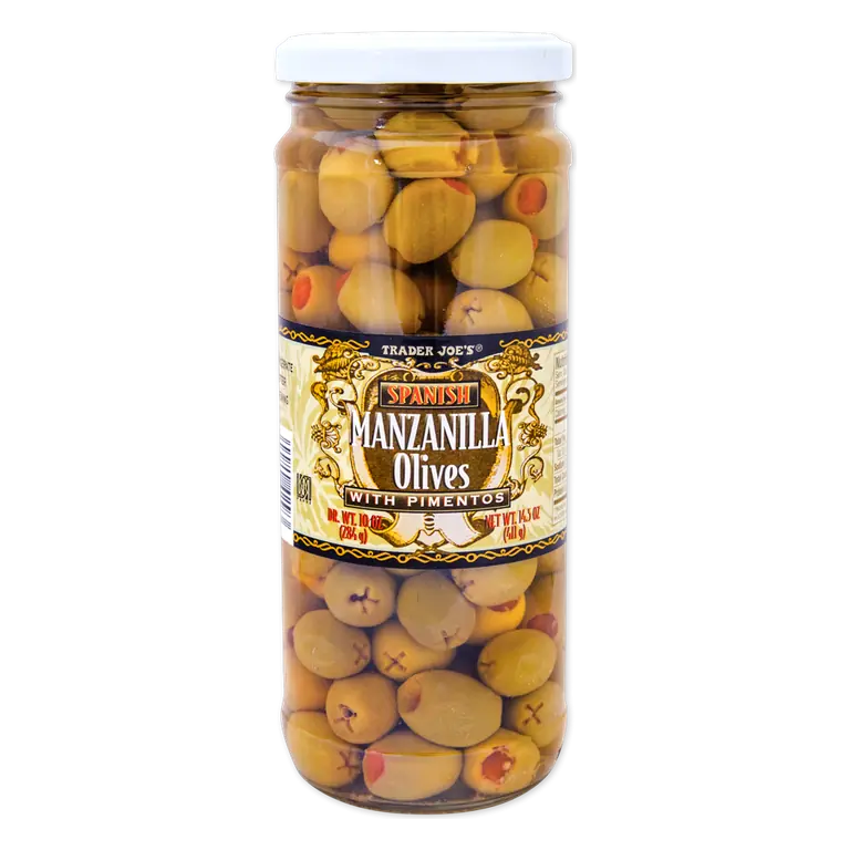 Spanish Manzanilla Olives with Pimento Paste