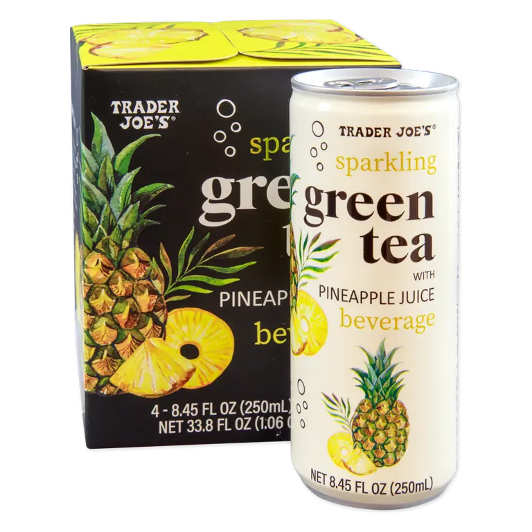 Sparkling Green Tea with Pineapple