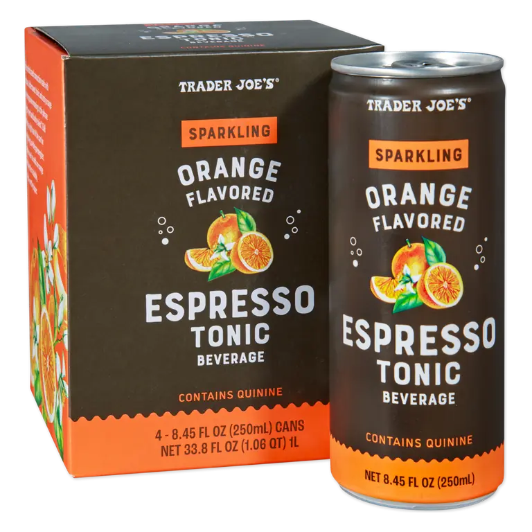 Sparkling Orange Flavored Espresso Tonic