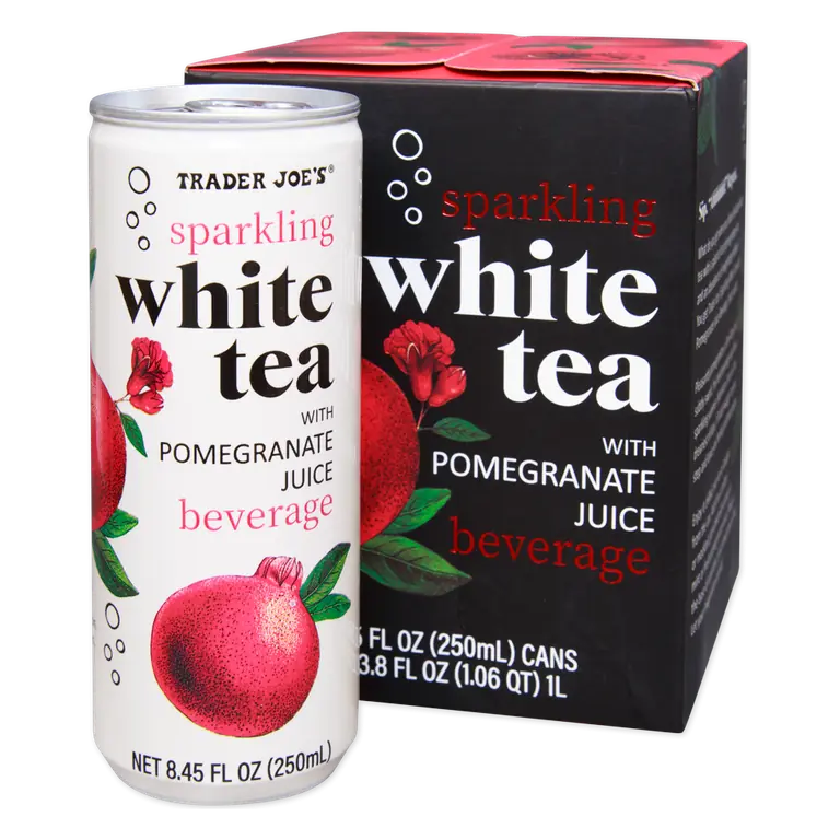 Sparkling White Tea with Pomegranate Juice