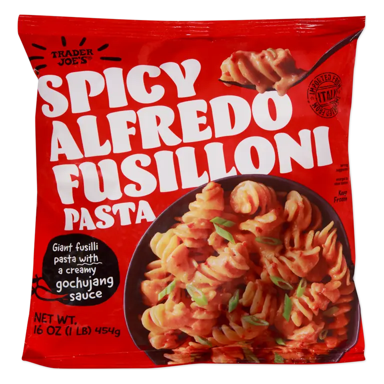 Spicy Alfredo Fusilloni Pasta