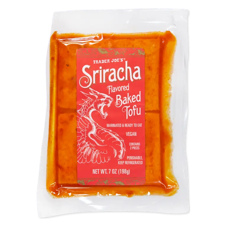 Sriracha Flavored Baked Tofu