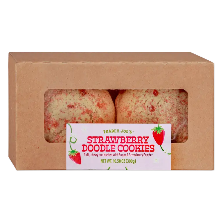 Strawberry Doodle Cookies