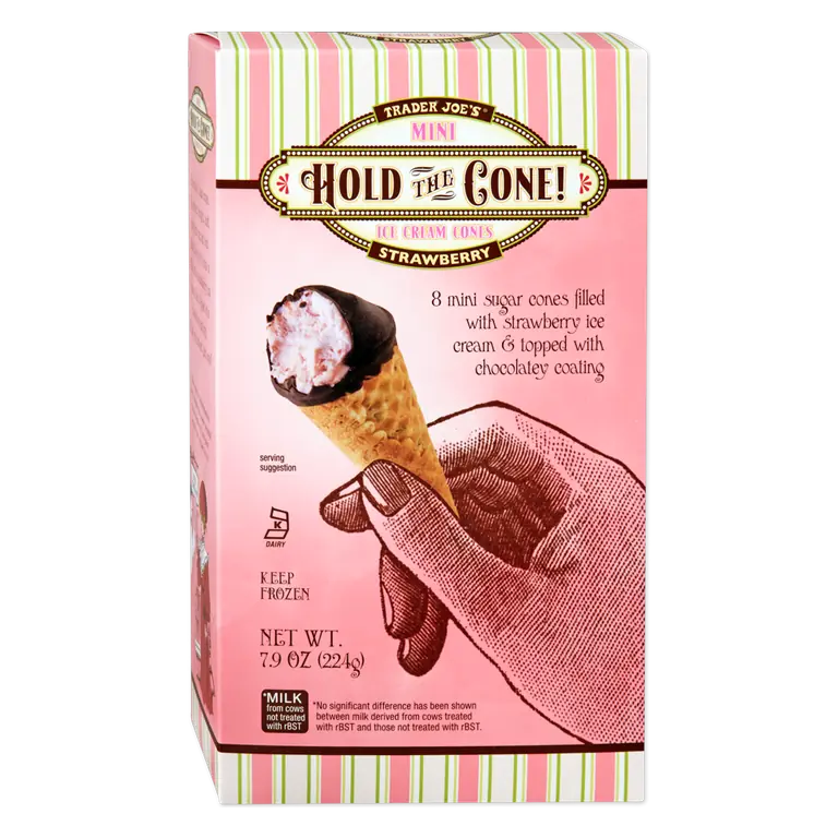 Strawberry Hold the Cone! Mini Ice Cream Cones