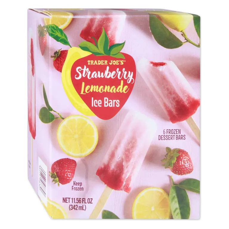 Strawberry Lemonade Ice Bars