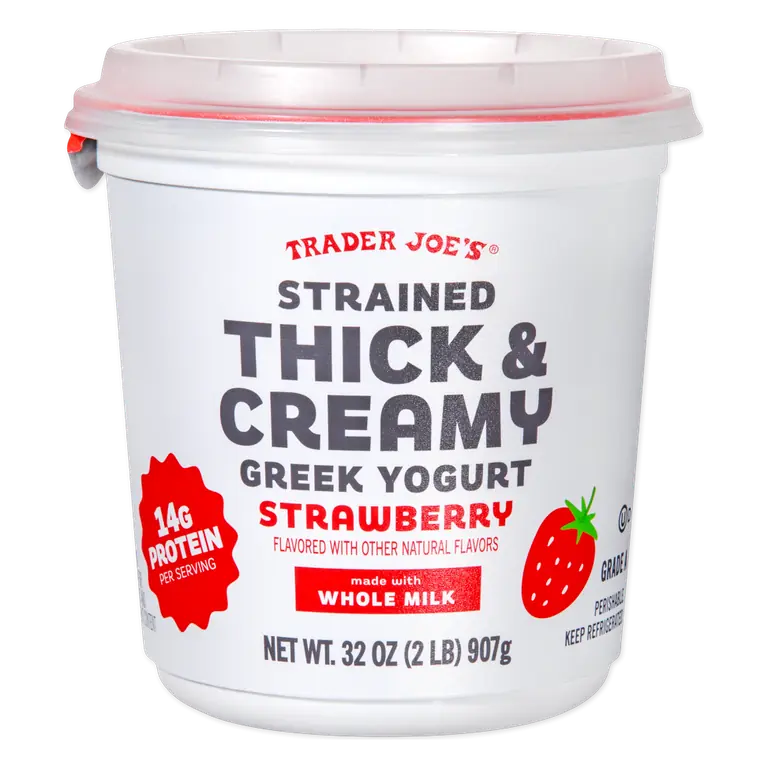 Strawberry Strained Thick & Creamy Greek Yogurt
