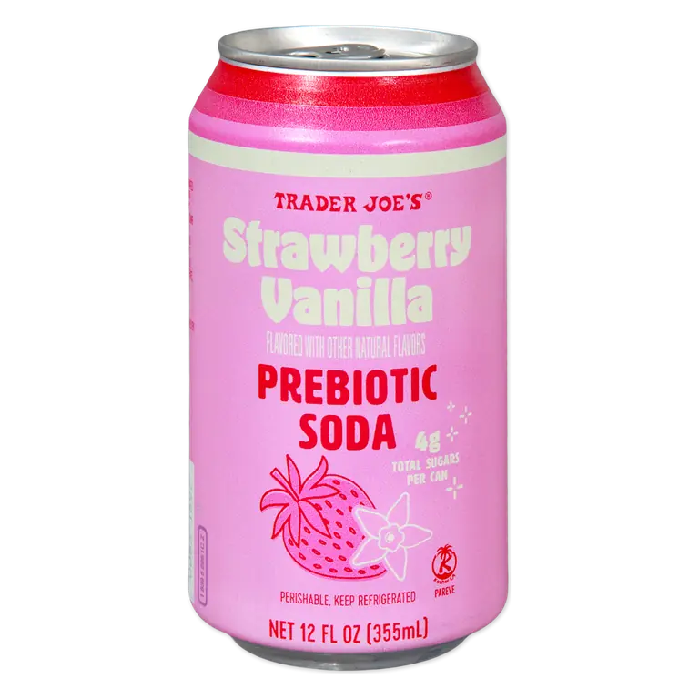 Strawberry Vanilla Prebiotic Soda