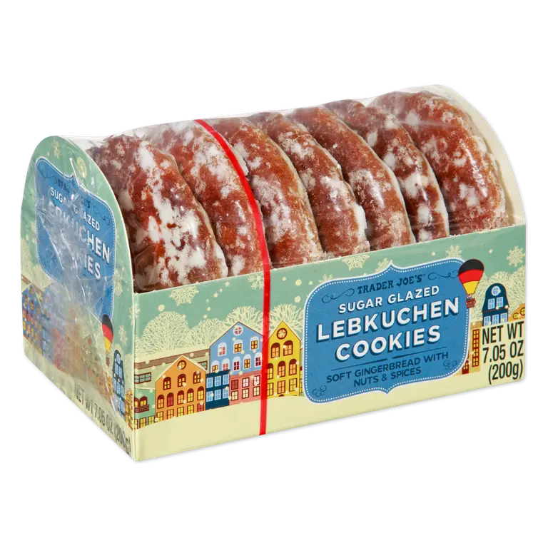 Sugar Glazed Lebkuchen Cookies