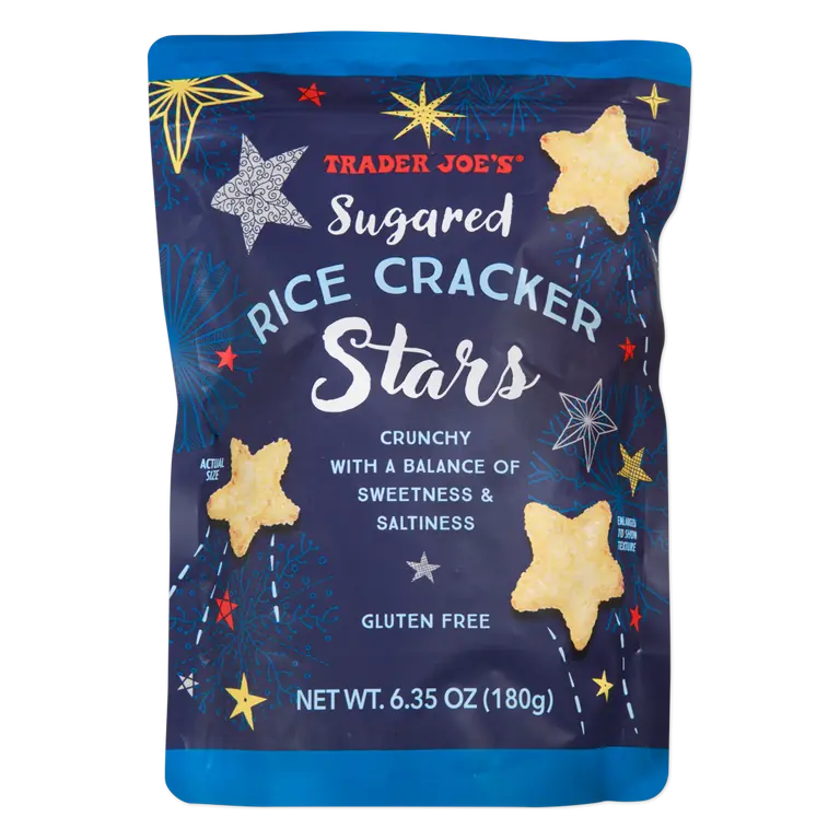Sugared Rice Cracker Stars