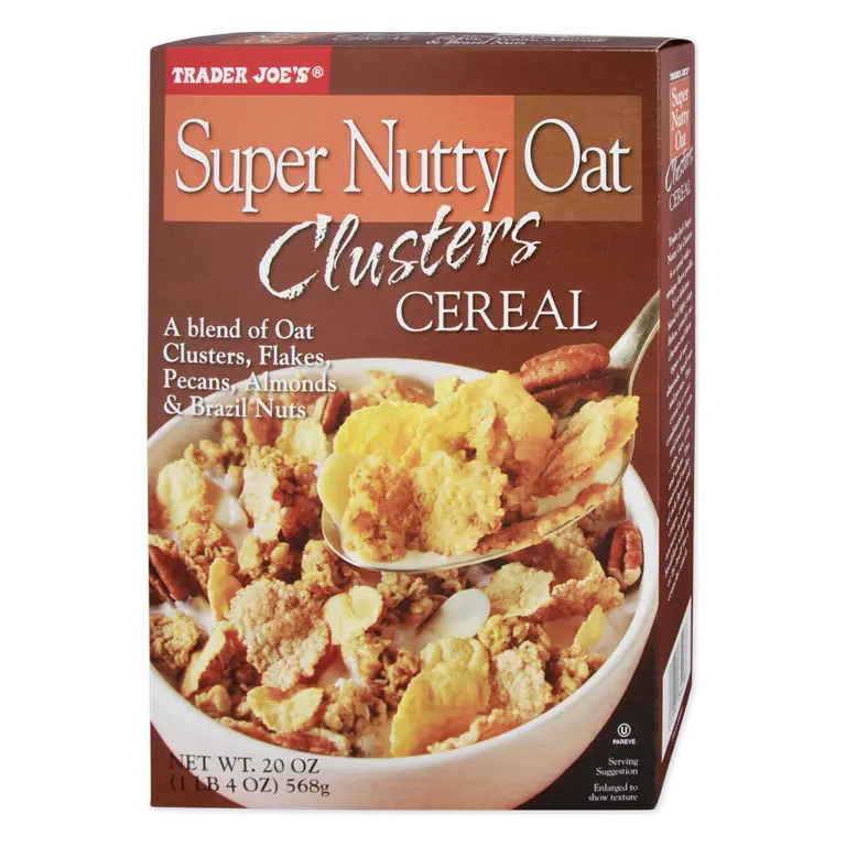 Super Nutty Oat Clusters Cereal