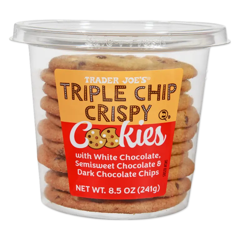 Triple Chip Crispy Cookies