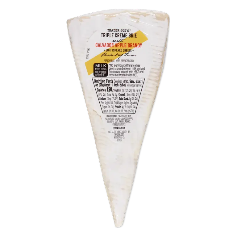 Triple Creme Brie with Calvados Apple Brandy