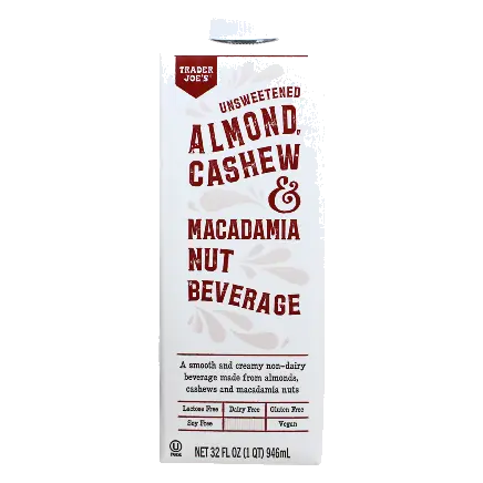 Unsweetened Almond, Cashew & Macadamia Nut Beverage