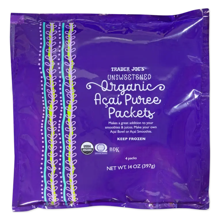 Unsweetened Organic Açaí Puree Packets