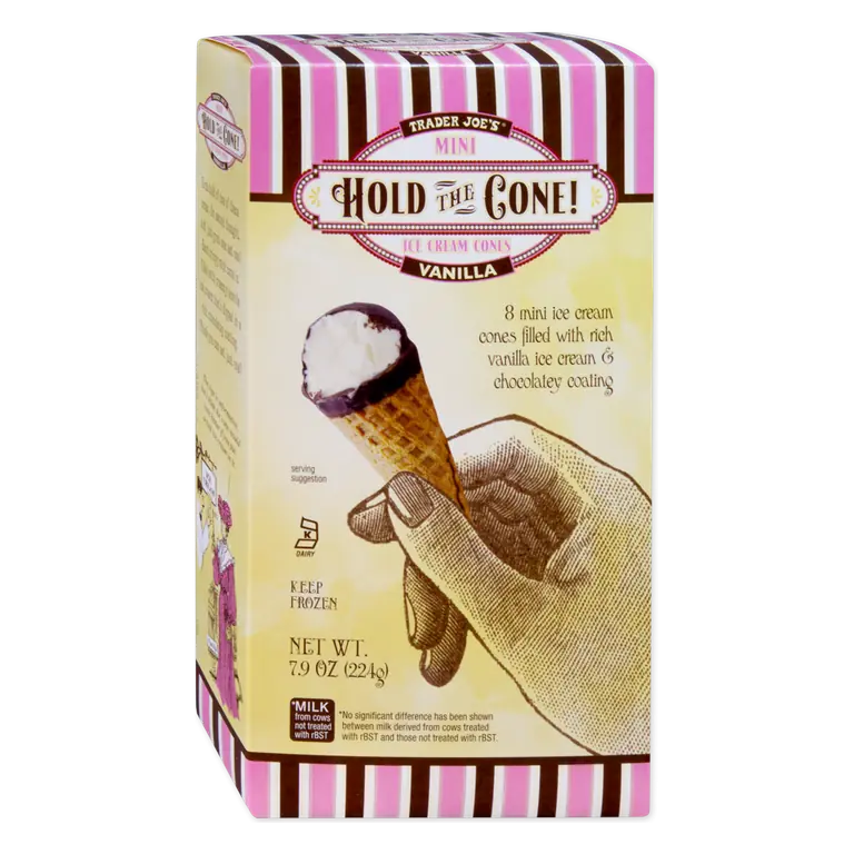 Vanilla Hold the Cone! Mini Ice Cream Cones