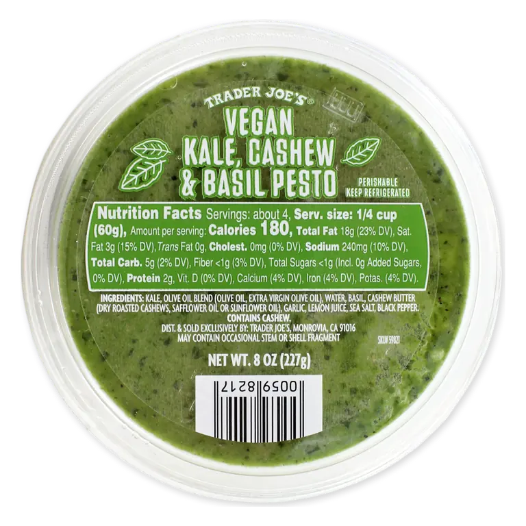 Vegan Kale, Cashew & Basil Pesto