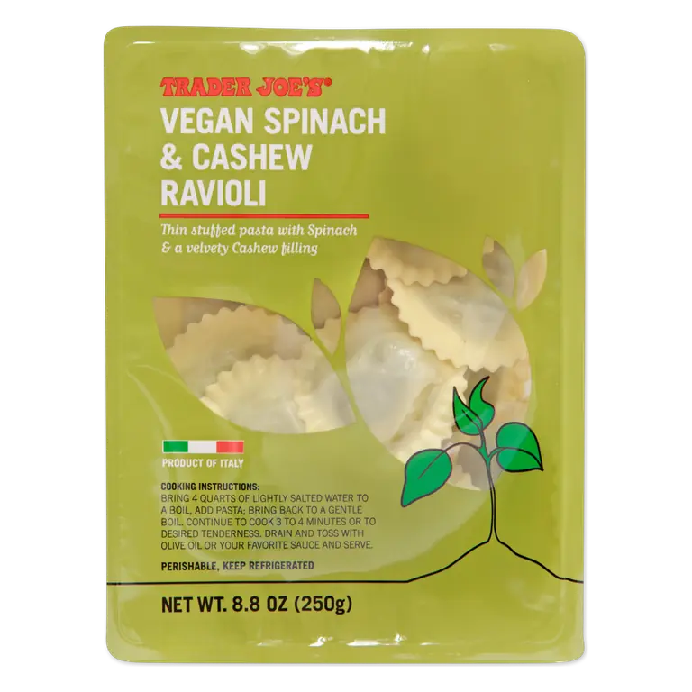 Vegan Spinach & Cashew Ravioli