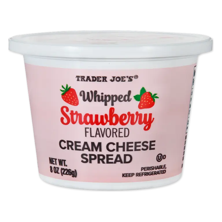Whipped Strawberry Flavored Cream Cheese Spread
