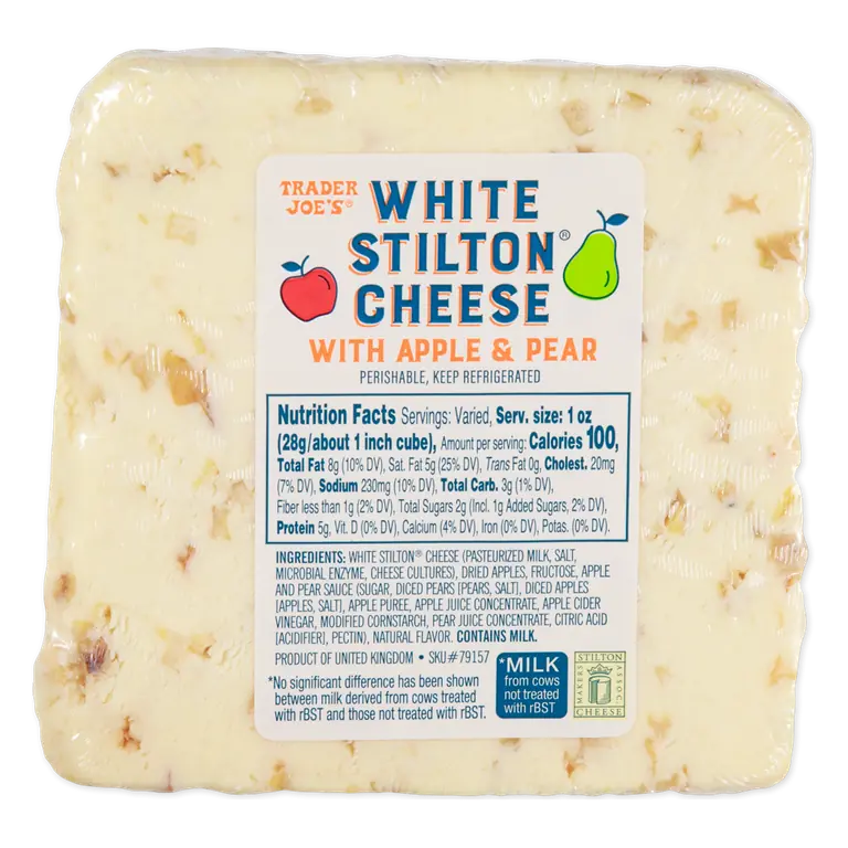 White Stilton Cheese with Apple & Pear