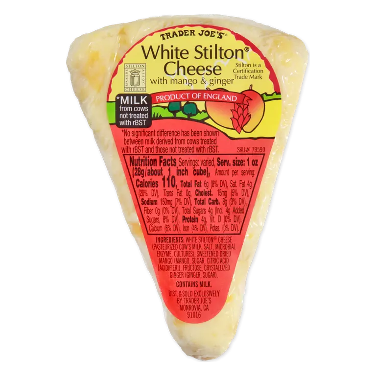 White Stilton Cheese with Mango & Ginger