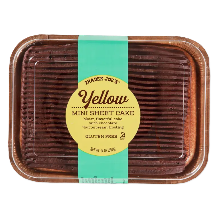 Yellow Mini Sheet Cake