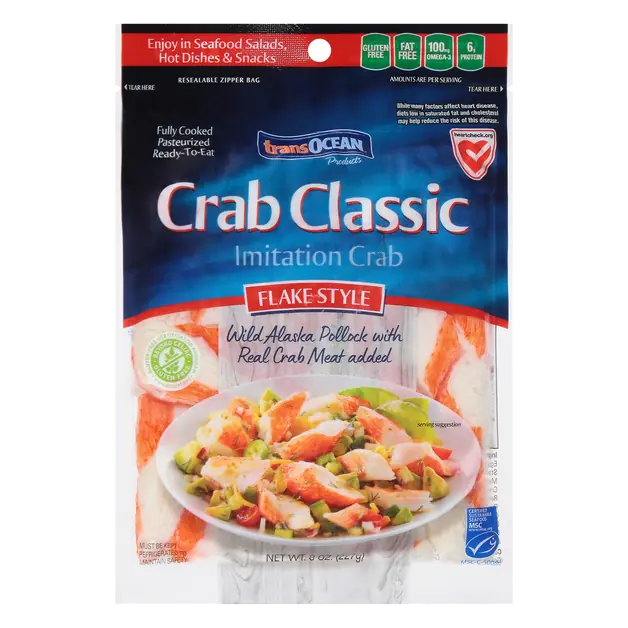 Crab Classic Flake Style Imitation Crab Meat Fresh