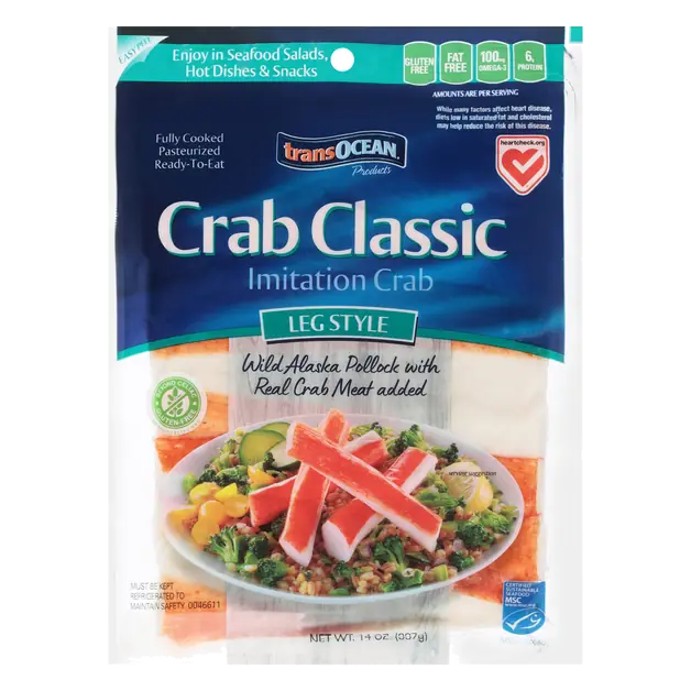 Crab Classic Imitation Crab Meat Fresh Leg Style