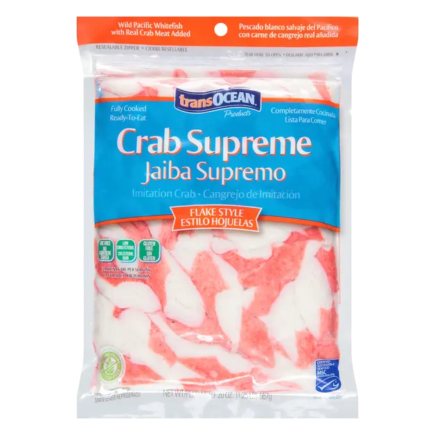 Crab Supreme Flake Style Imitation Crab Meat Fresh