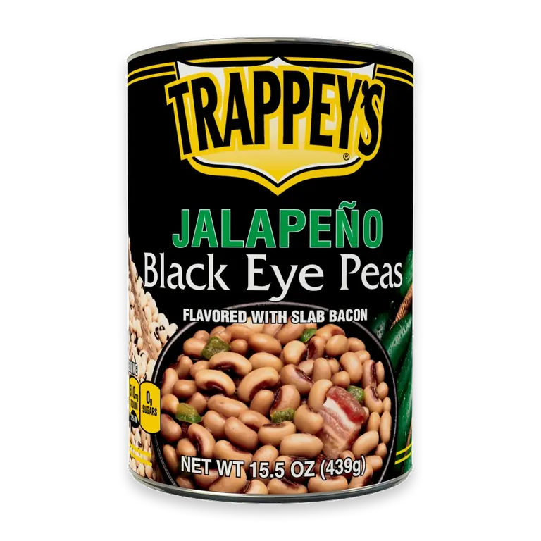 Jalapeno Black Eye Peas Flavored with Slab Bacon