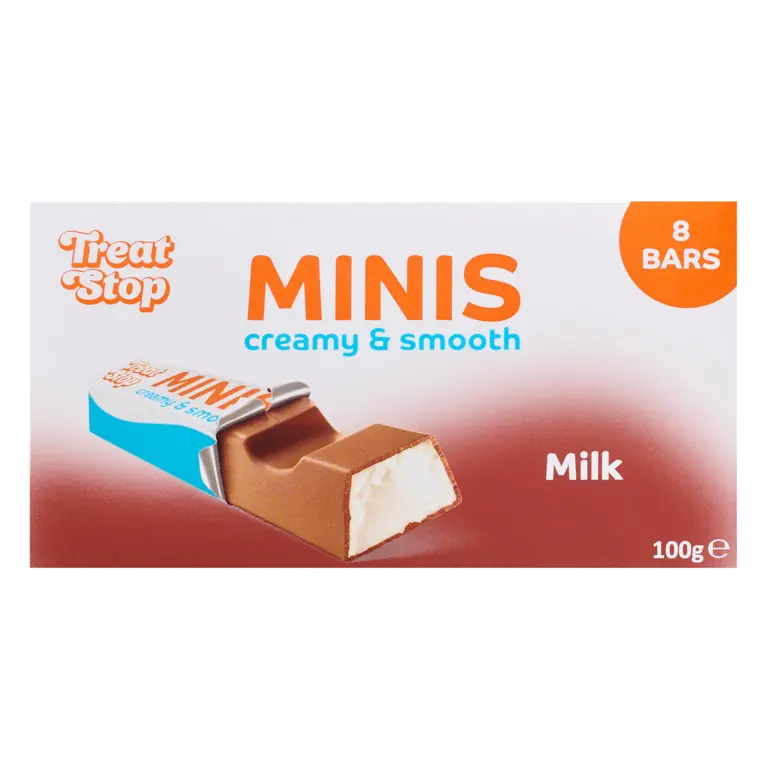 Treat Stop Minis Creamy & Smooth Milk 100g