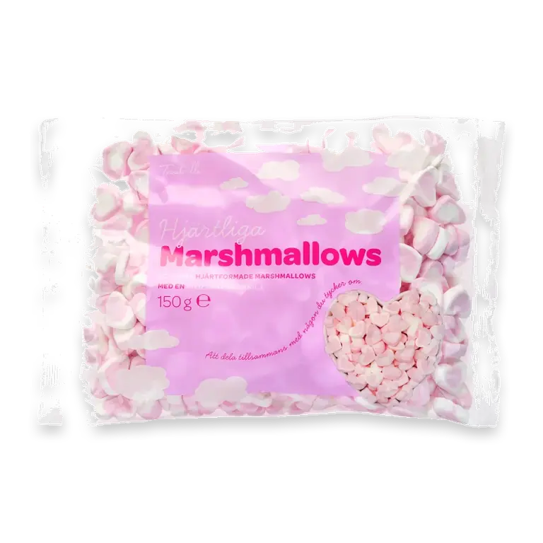 Hjärtliga Marshmallows 150g