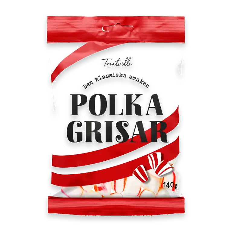 Polkagrisar 140g