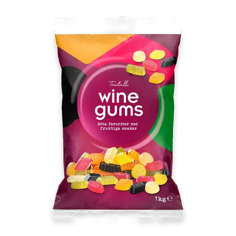 Vingummin Fruktiga smaker 1kg