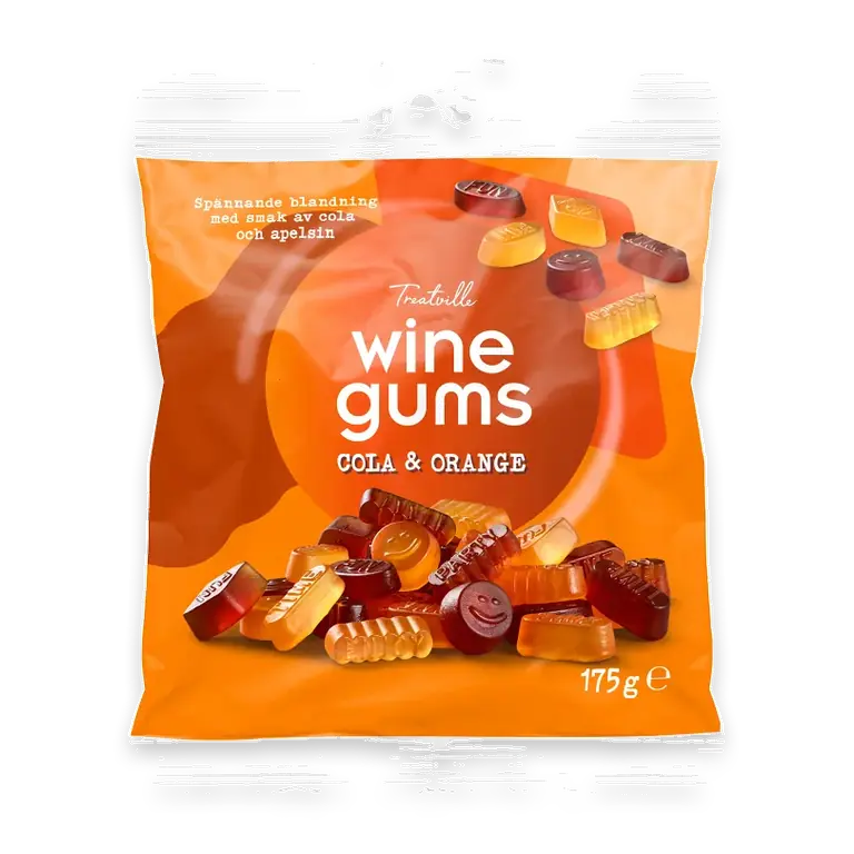 Winegums Cola & Orange 175g