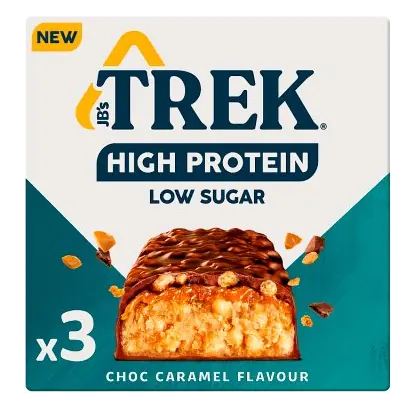 High Protein Choc Caramel Flavour 3 Bars