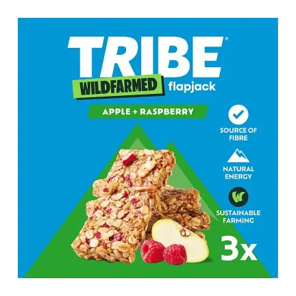 Wildfarmed Apple & Raspberry Flapjack