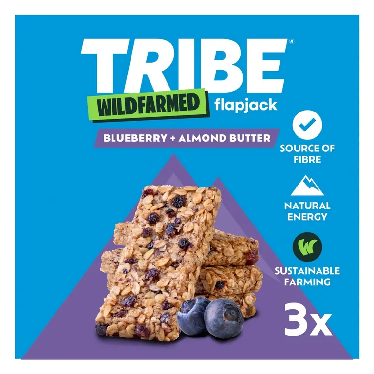 Wildfarmed Blueberry & Almond Flapjacks