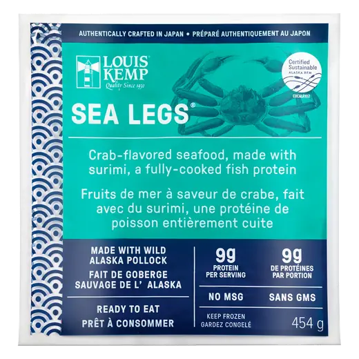 Louis Kemp Frozen Sea Legs Imitation Crab 454 g