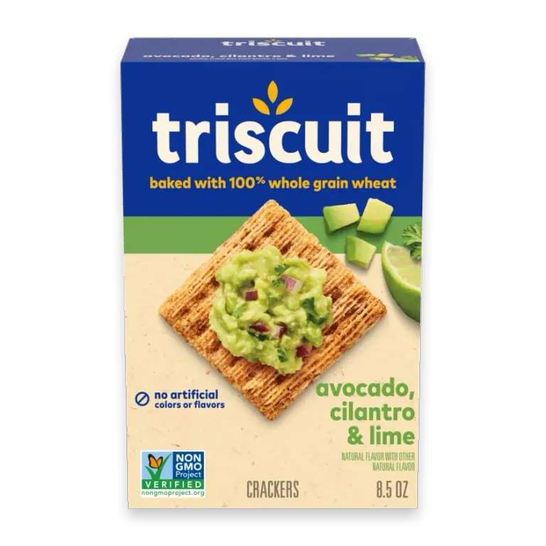 Avocado Cilantro & Lime Whole Grain Wheat Crackers