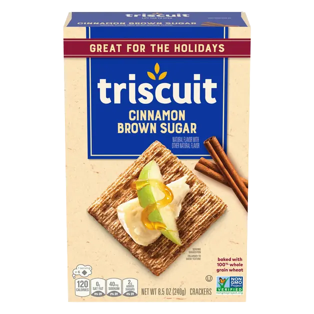 Cinnamon Brown Sugar Whole Grain Wheat Crackers