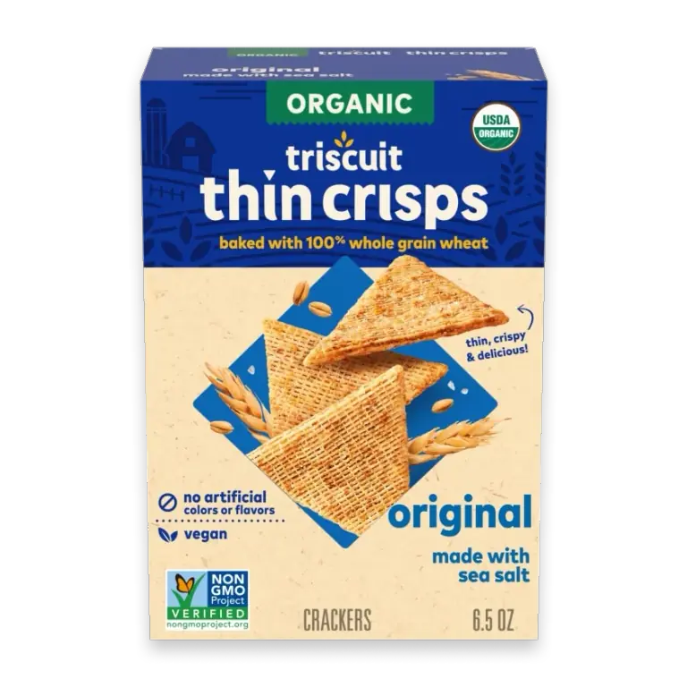 Organic Original Whole Grain Wheat Vegan Crackers