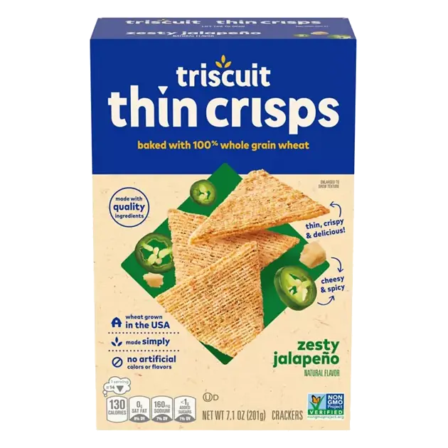 Zesty Jalapeno Thin Crisps Crackers