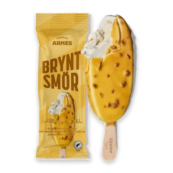 Brynt Smör Farbror Arnes Glasspinne