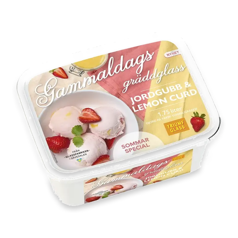 Glass Jordgubb & Lemon Curd 1.75ml