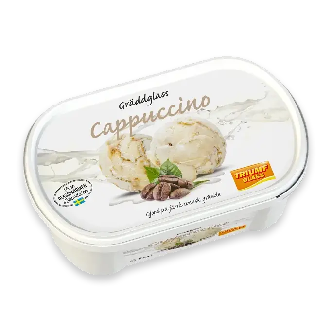 Gräddglass Cappuccino 0.5L