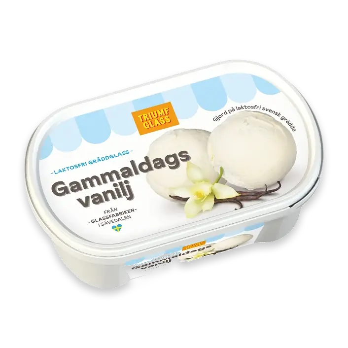 Gräddglass Gammaldags vanilj LF 500ml